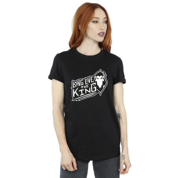 Disney Womens/Ladies The Lion King The King Cotton Boyfriend T-Shirt