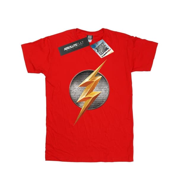 DC Comics Mens Justice League Movie Flash Emblem T-Shirt