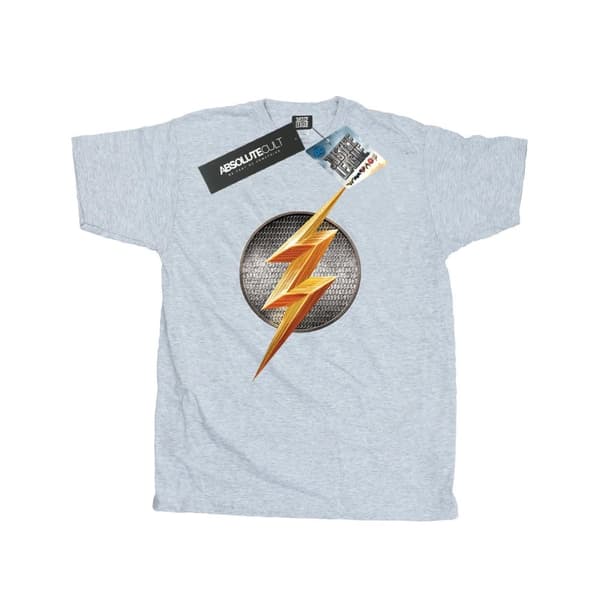 DC Comics Mens Justice League Movie Flash Emblem T-Shirt
