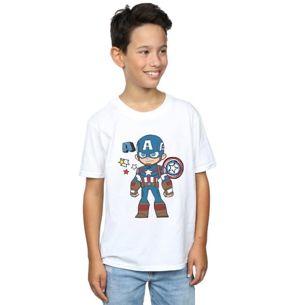 Marvel Boys Captain America Sketch T-Shirt