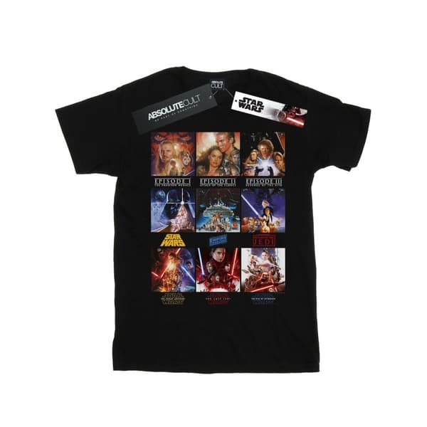 Star Wars Girls Poster Saga Cotton T-Shirt