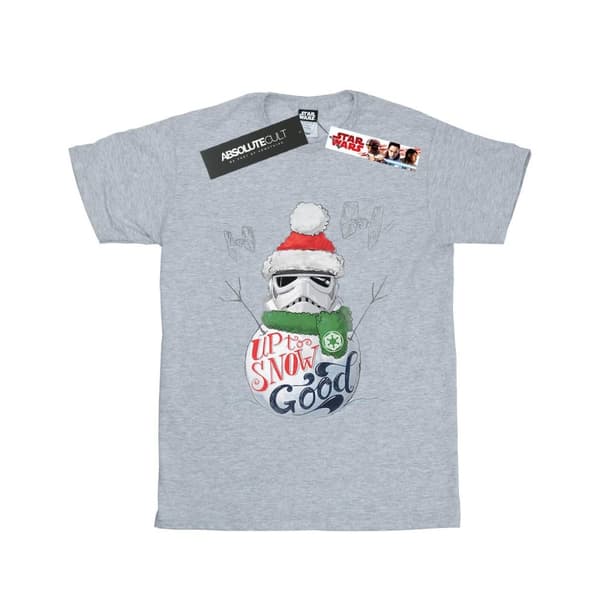 Star Wars Womens/Ladies Stormtrooper Up To Snow Good Cotton Boyfriend T-Shirt
