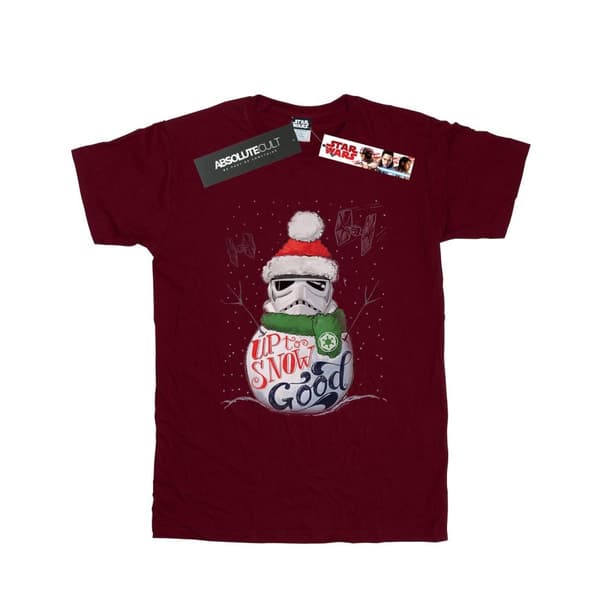 Star Wars Womens/Ladies Stormtrooper Up To Snow Good Cotton Boyfriend T-Shirt