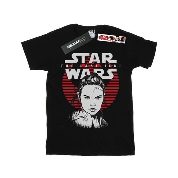 Star Wars Dam/Tjej The Last Jedi Heroes Boyfriend T-shirt i bomull