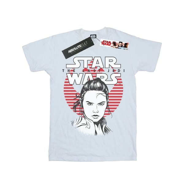 Star Wars Dam/Tjej The Last Jedi Heroes Boyfriend T-shirt i bomull
