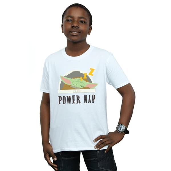 Star Wars Boys The Mandalorian Power Nap Child T-Shirt