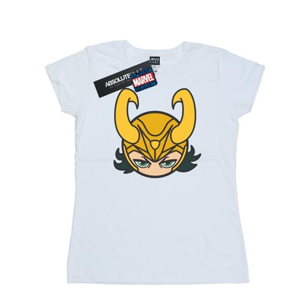 Marvel Womens/Ladies Loki Close Up Cotton T-Shirt