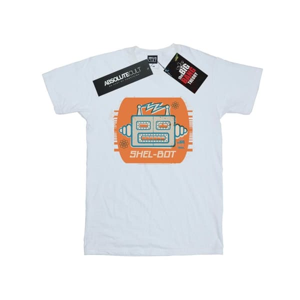 The Big Bang Theory T-shirt i bomull med Shel-Bot-ikon för flickor