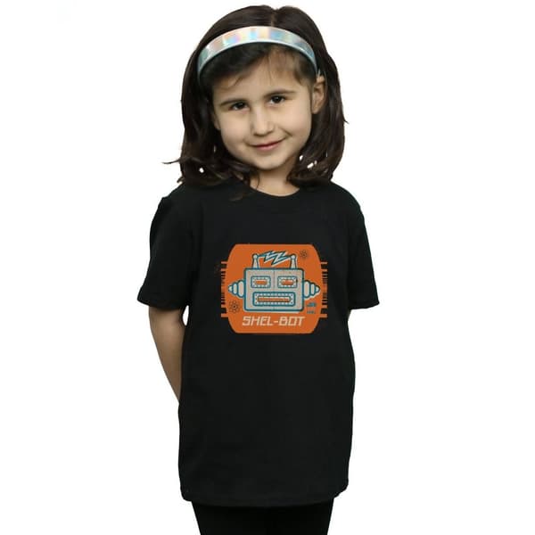 The Big Bang Theory T-shirt i bomull med Shel-Bot-ikon för flickor