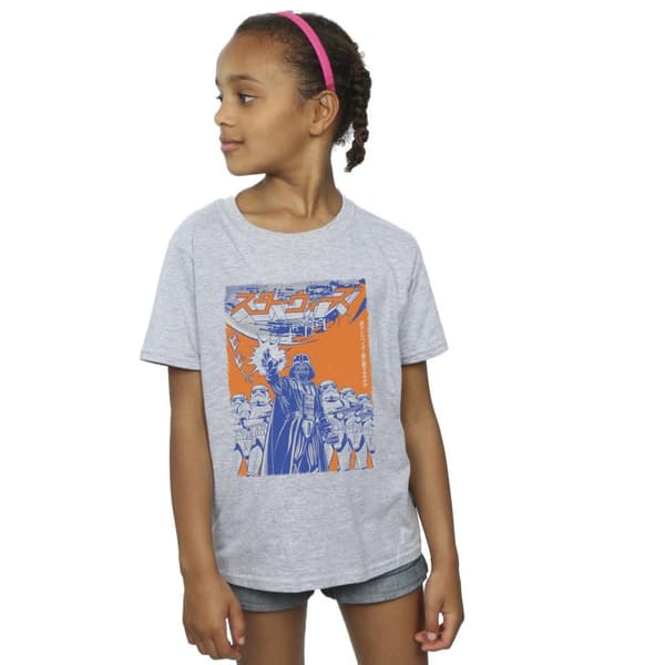 Star Wars Girls Vader International Poster Cotton T-Shirt