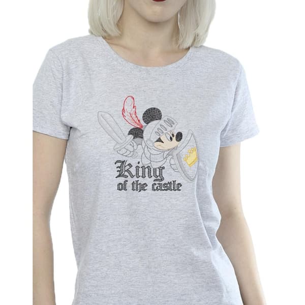 Disney Dam/Tjej Musse Pigg King Of The Castle T-shirt i bomull