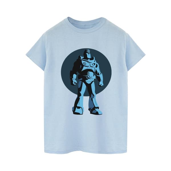 Disney Womens/Ladies Lightyear Buzz Standing Circle Cotton Boyfriend T-Shirt