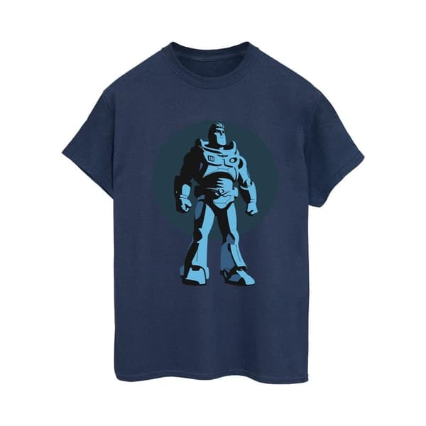 Disney Womens/Ladies Lightyear Buzz Standing Circle Cotton Boyfriend T-Shirt