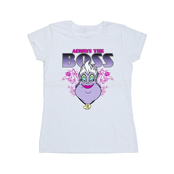 Disney Womens/Ladies The Little Mermaid Ursula Mum Is The Boss Cotton T-Shirt