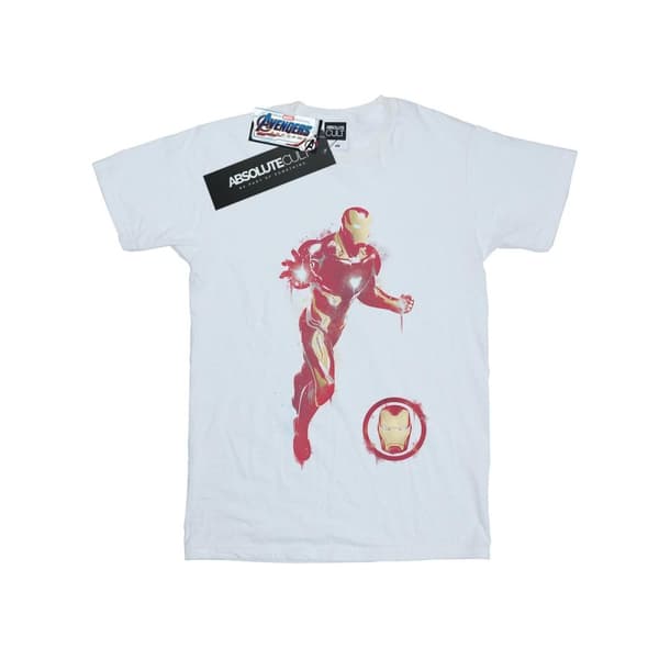 Marvel Boys Avengers Endgame Painted Iron Man T-Shirt