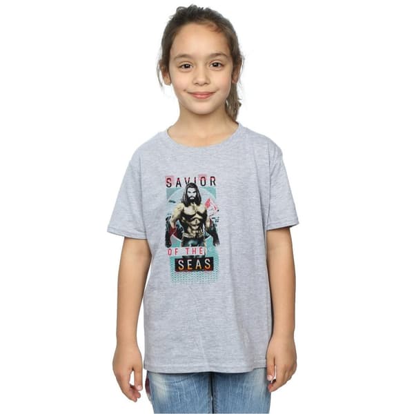 DC Comics Girls Aquaman Saviour Of The Seas Cotton T-Shirt