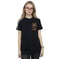 Miniatyrbilde 2 av 3: Marvel Womens/Ladies Loki Horn Logo Faux Pocket Cotton Boyfriend T-Shirt