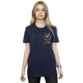 Miniatyrbilde 2 av 3: Marvel Womens/Ladies Loki Horn Logo Faux Pocket Cotton Boyfriend T-Shirt