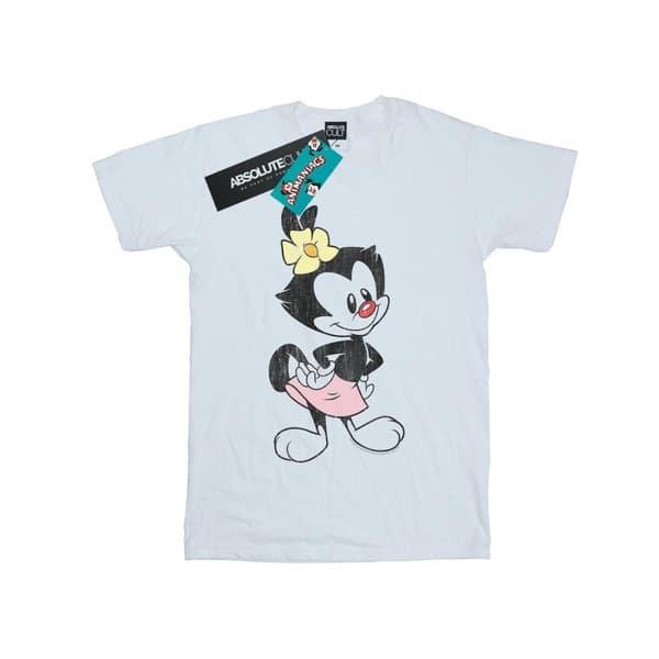 Animaniacs Girls Dot Classic Pose Cotton T-Shirt