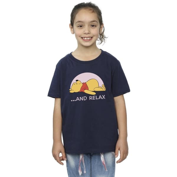 Disney Winnie the Pooh Relax T-shirt i bomull för flickor