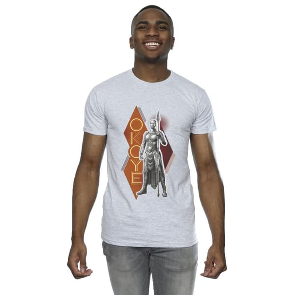 Marvel Mens Wakanda Forever Okoye Stance T-Shirt