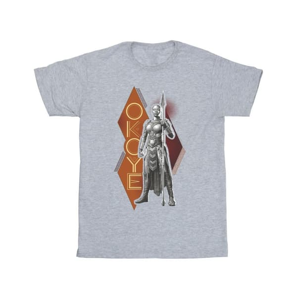 Marvel Mens Wakanda Forever Okoye Stance T-Shirt