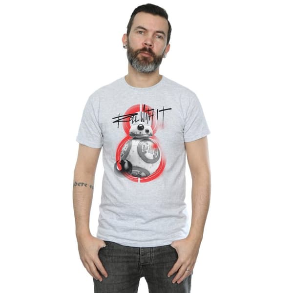 Star Wars The Last Jedi BB-8 Roll With It T-shirt för herrar
