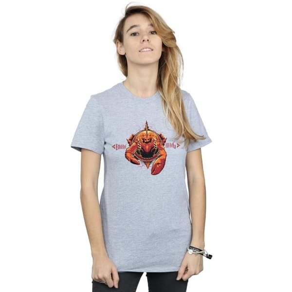 DC Comics Womens/Ladies Aquaman Brine King Cotton Boyfriend T-Shirt