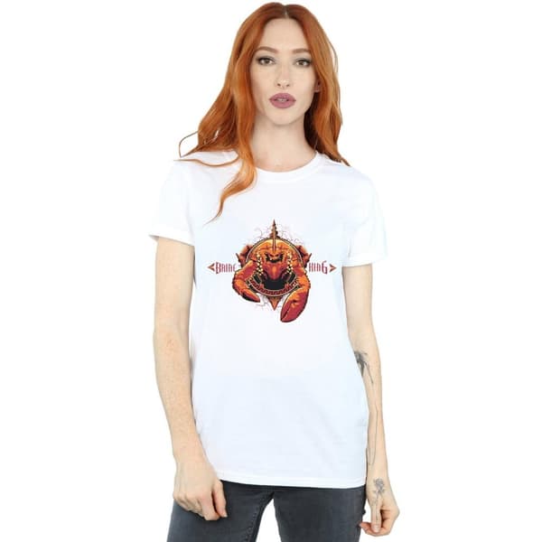 DC Comics Womens/Ladies Aquaman Brine King Cotton Boyfriend T-Shirt