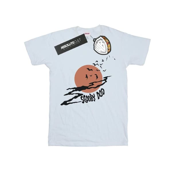 Scooby Doo Womens/Ladies Spooky Moon Cotton Boyfriend T-Shirt