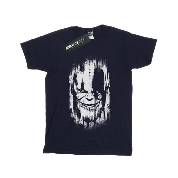 Marvel Girls Avengers Infinity War Thanos Face Cotton T-Shirt
