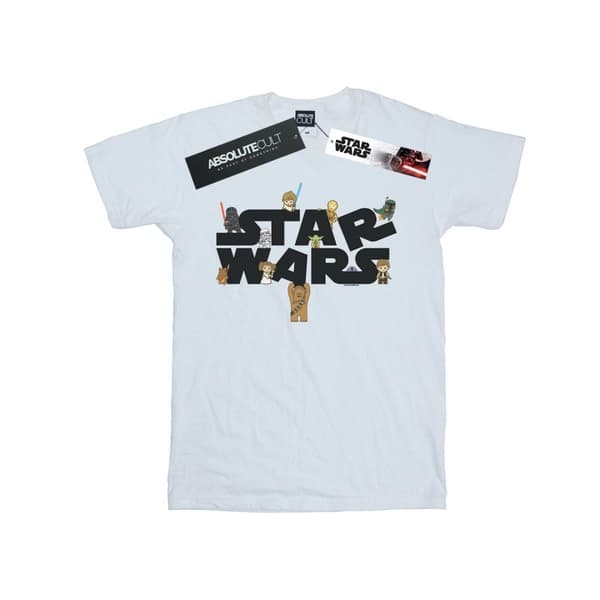 Star Wars Girls Kiddie Logo Cotton T-Shirt