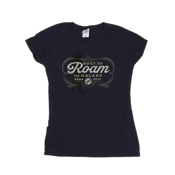 Star Wars Womens/Ladies The Book Of Boba Fett Built To Roam Cotton T-Shirt