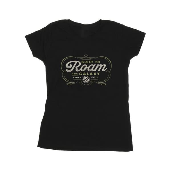 Star Wars Womens/Ladies The Book Of Boba Fett Built To Roam Cotton T-Shirt