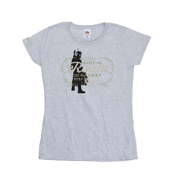 Star Wars Womens/Ladies The Book Of Boba Fett Built To Roam Cotton T-Shirt