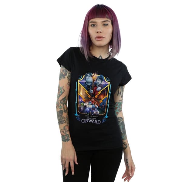 Disney Dam/Tjej - Onward Group Crest T-shirt i bomull