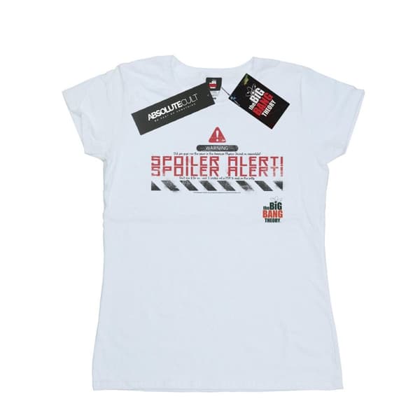 The Big Bang Theory Dam/dam Spoiler Alert T-shirt i bomull