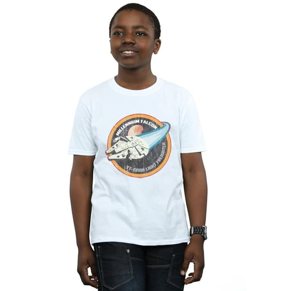 Star Wars Millennium Falcon Badge T-shirt för pojkar