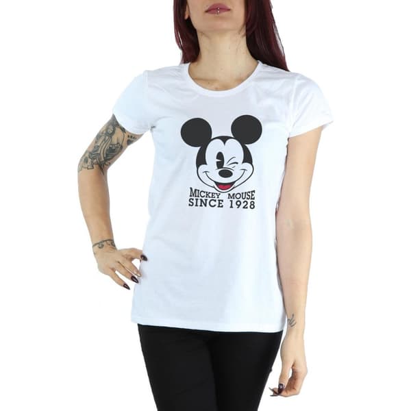 Disney Dam/Hand Mickey Mouse Since 1928 - T-shirt i bomull
