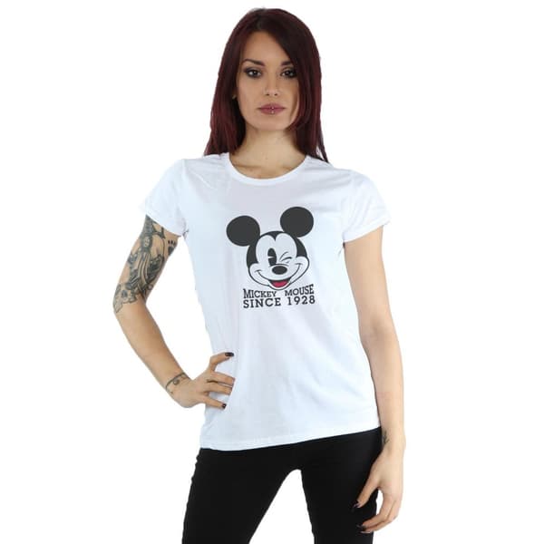 Disney Dam/Hand Mickey Mouse Since 1928 - T-shirt i bomull