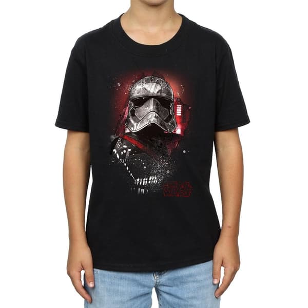 Star Wars Boys The Last Jedi Captain Phasma Brushed T-Shirt