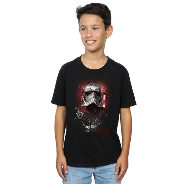 Star Wars Boys The Last Jedi Captain Phasma Brushed T-Shirt