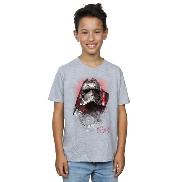 Star Wars Boys The Last Jedi Captain Phasma Brushed T-Shirt