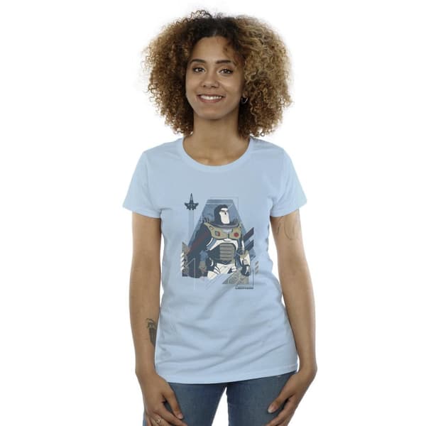 Disney Womens/Ladies Lightyear Look To The Stars Cotton T-Shirt