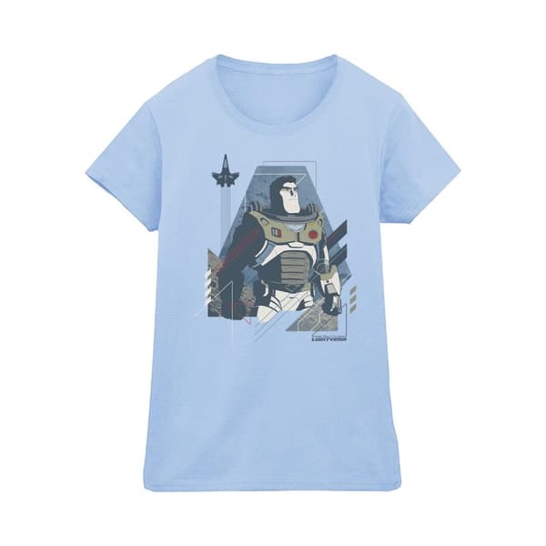 Disney Womens/Ladies Lightyear Look To The Stars Cotton T-Shirt