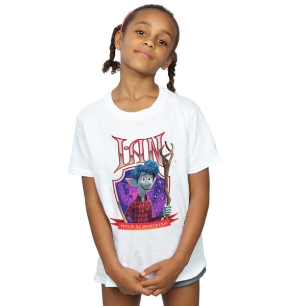 Disney T-shirt i bomull för flickor - Onward Ian Heart´s Fire