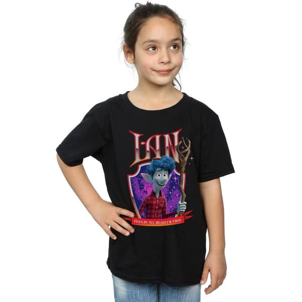 Disney T-shirt i bomull för flickor - Onward Ian Heart´s Fire