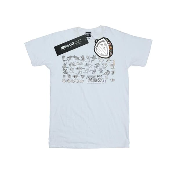 Tom And Jerry Dam/Tjej Cartoon Dept Jerry Boyfriend T-shirt i bomull