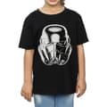 Miniatyrbild 3 av 5: Star Wars Stormtrooper Warp Speed Hjälm T-shirt i bomull för flickor