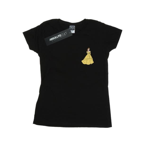 Disney Princess Womens/Ladies Belle Chest Cotton T-Shirt